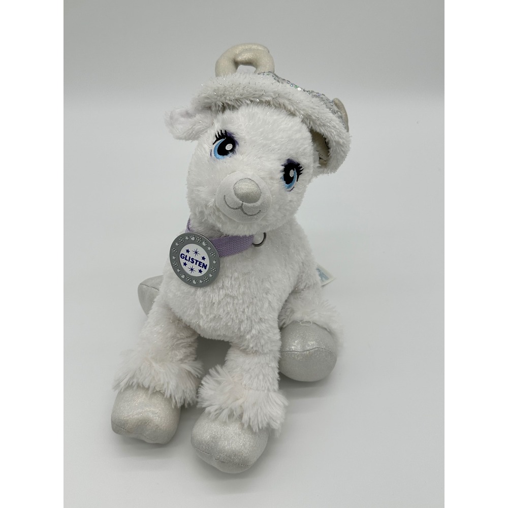 Build-A-Bear Workshop Plush Glisten Reindeer Merry Mission White 15 inch